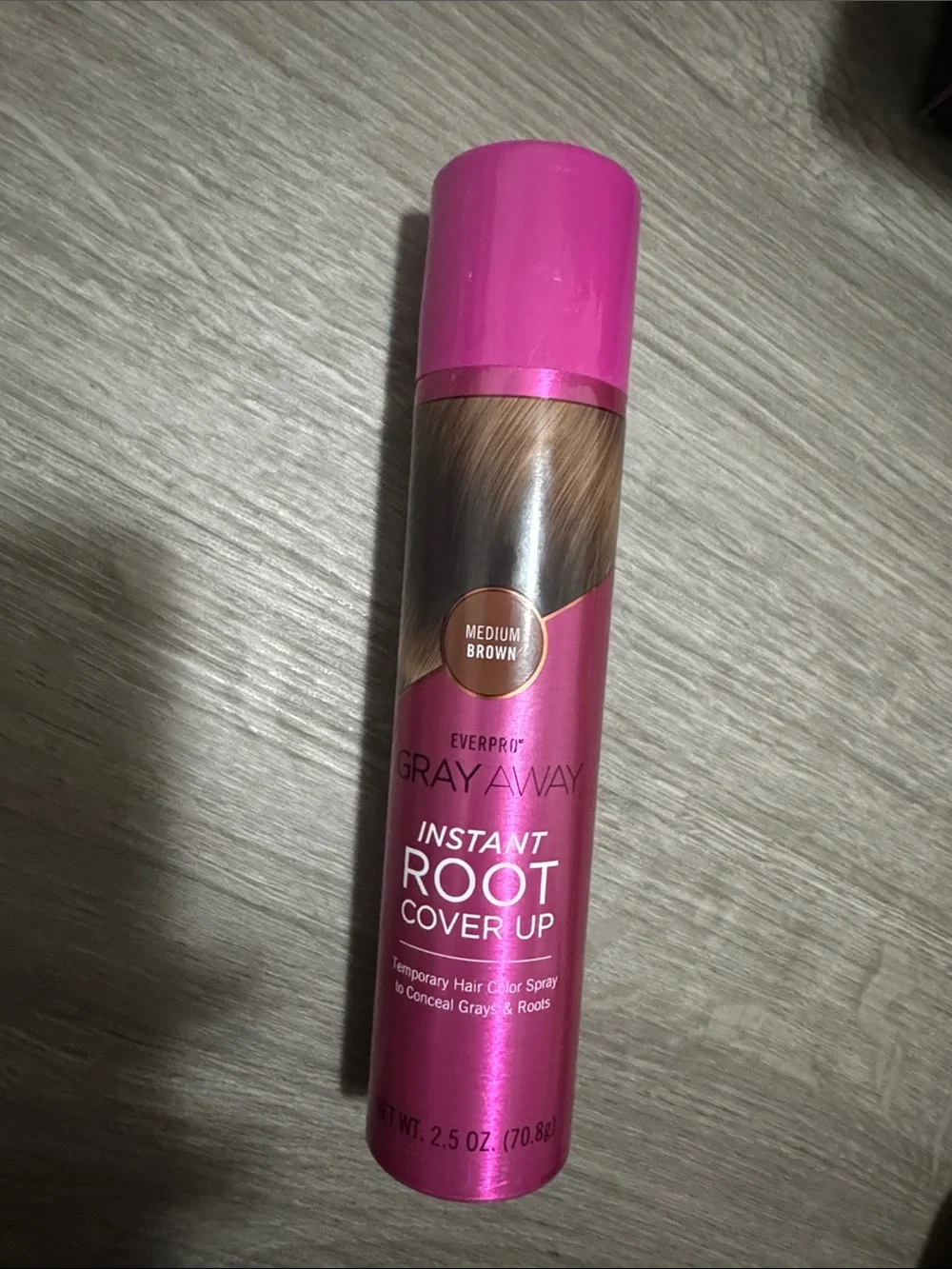 Gray Away Instant Root Cover Up Spray — Medium Brown